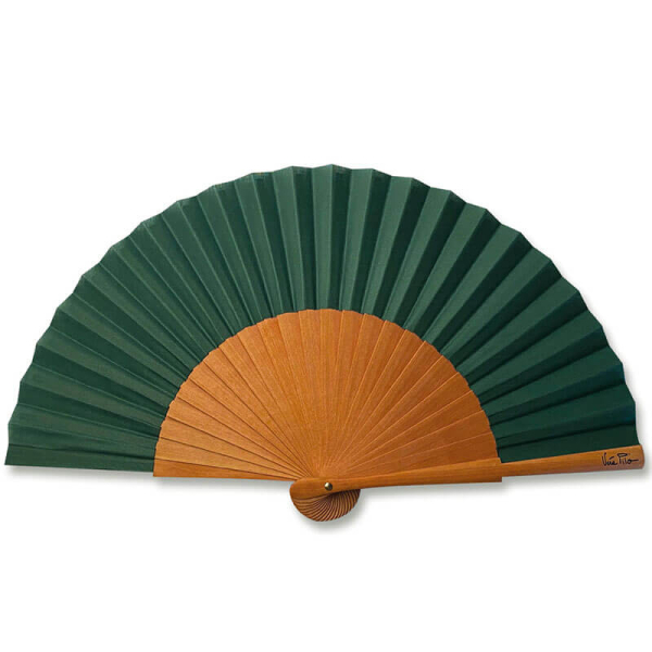 Vera Pilo, Fan, MINI ECOLOLO, wooden frame, darkgreen